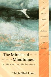 Cover of: The Miracle of Mindfulness by Thích Nhất Hạnh