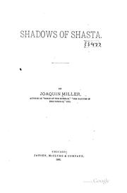 Cover of: Shadows of Shasta.