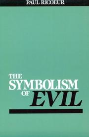 The symbolism of evil by Paul Ricœur