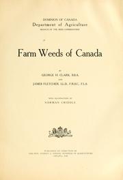 Cover of: Farm weeds of Canada
