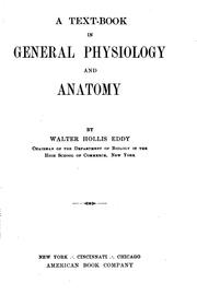 Cover of: text-book in general physiology and anatomy