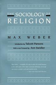 Cover of: The sociology of religion