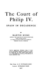 Cover of: The court of Philip IV. by Martin Andrew Sharp Hume