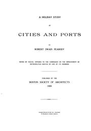 Cover of: A holiday study of cities and ports
