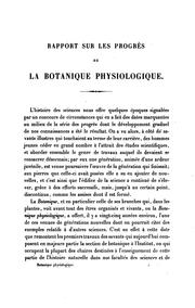 Cover of: Rapport sur les progrès de la botanique physiologique