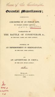 Cover of: Lives of the Lindsays by Alexander William Crawford Lindsay
