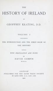 Cover of: The history of Ireland