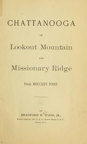 Chattanooga or Lookout Mountain and Missionary Ridge from Moccasin Point by Wood, Bradford Ripley Jr.