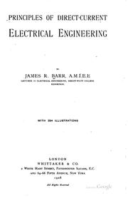 Cover of: Principles of direct-current electrical engineering