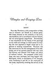 Cover of: Wimples and crisping pins by Theodore Child