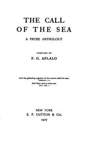Cover of: call of the sea: a prose anthology