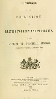 Cover of: Handbook to the collection of British pottery and porcelain