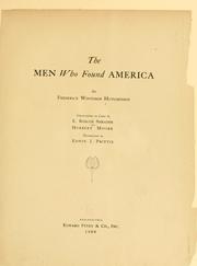 Cover of: The men who found America