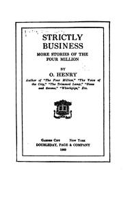 Cover of: Strictly business: more stories of the four million