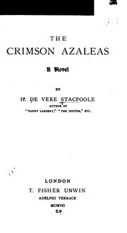 Cover of: The crimson azaleas: a novel