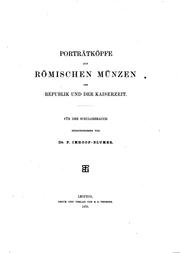 Cover of: Porträtköpfe auf römischen münzen der republik und der kaiserzeit.