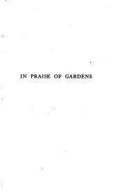 Cover of: In praise of gardens