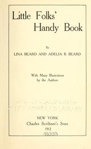 Cover of: Little folks' handy book