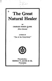 Cover of: The great natural healer