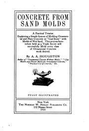 Cover of: Concrete from sand molds