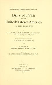 Cover of: Diary of a visit to the United States of America in the year 1883