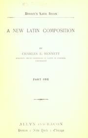 Cover of: A new Latin composition.