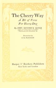 Cover of: The cheery way: a bit of verse for every day