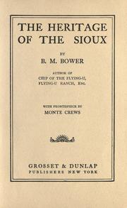 Cover of: The heritage of the Sioux