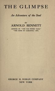 The glimpse by Arnold Bennett