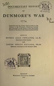Documentary history of Dunmore's war, 1774