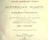 Cover of: Second systematic census of Australian plants