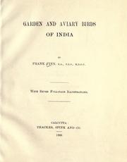 Garden and aviary birds of India by Frank Finn