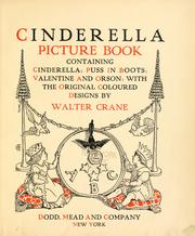 Cover of: Cinderella picture book: containing Cinderella, Puss in boots, Valentine and Orson