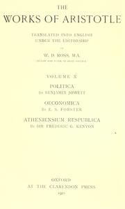 Cover of: The works of Aristotle by Aristotle