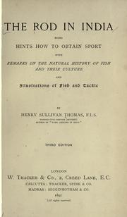 Cover of: The rod in India by Henry Sullivan Thomas