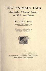 Cover of: How animals talk by William J. Long