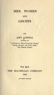 Cover of: Men, women and ghosts.