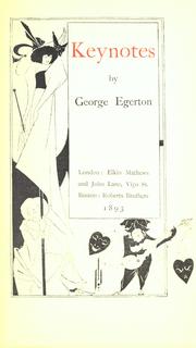Keynotes by George Egerton