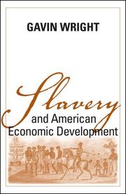 Cover of: Slavery And American Economic Development (Walter Lynwood Fleming Lectures in Southern History)