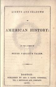 Cover of: Lights and shadows of American history