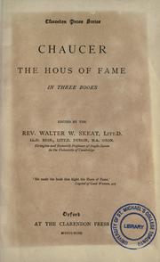 Cover of: The hous of fame: in three books.