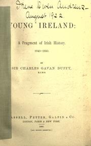Cover of: Young Ireland by Duffy, Charles Gavan Sir