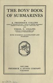 Cover of: The boys' book of submarines