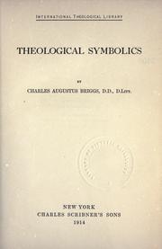 Cover of: Theological symbolics