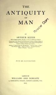 Cover of: The Antiquity of man