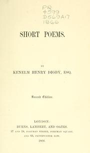 Cover of: Short poems.
