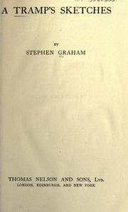 Cover of: A tramp's sketches