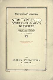Cover of: Supplementary catalogue