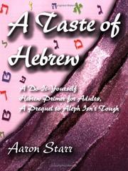 Cover of: A Taste of Hebrew