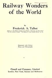 Cover of: Railway wonders of the world